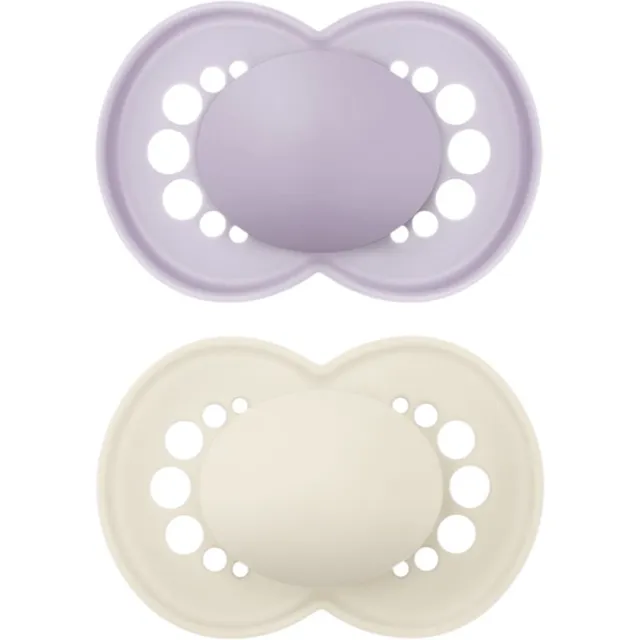MAM Original 16m+ lutt Purple/ Beige 2 tk