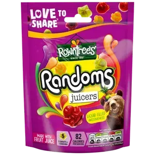 Rowntrees Randoms kummikommid Juicers 140g