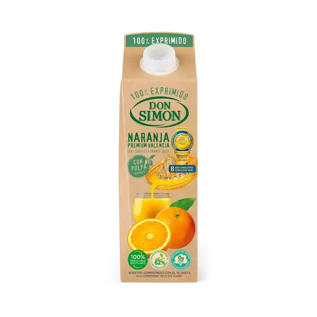 Apelsinimahl viljalihaga 100%, DON SIMON, 1 L