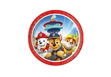 Papptaldrikud Paw Patrol 20cm, 8tk