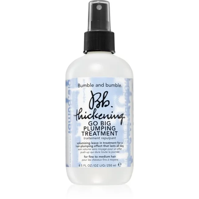 Bumble and bumble Thickening Go Big Plumping Treatment Volüümi lisav soengu föönitamispihusti 250 ml