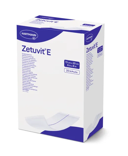 ZETUVIT E STERIILNE 15X20CM N25