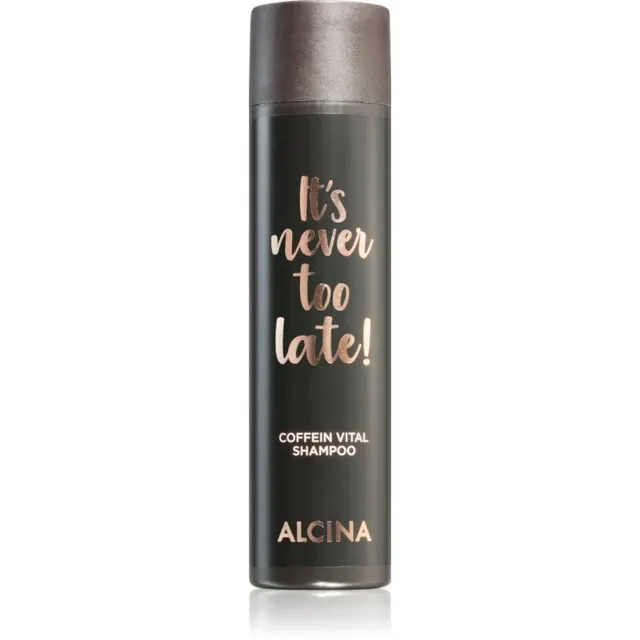 Alcina It's never too late! Kofeiinišampoon juuste tugevdamiseks 250 ml