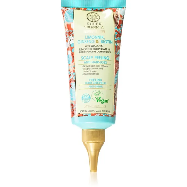 Natura Siberica Limonnik, Ginseng & Biotin Peanahakoorija juuste väljalangemise vastu 100 ml