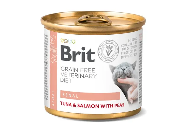 Brit GF Renal erisööt, konserv kassile, 200 g