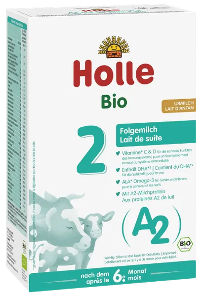 A2 jätkupiimasegu imikutele alates 6. elukuust Nr. 2, ökoloogiline