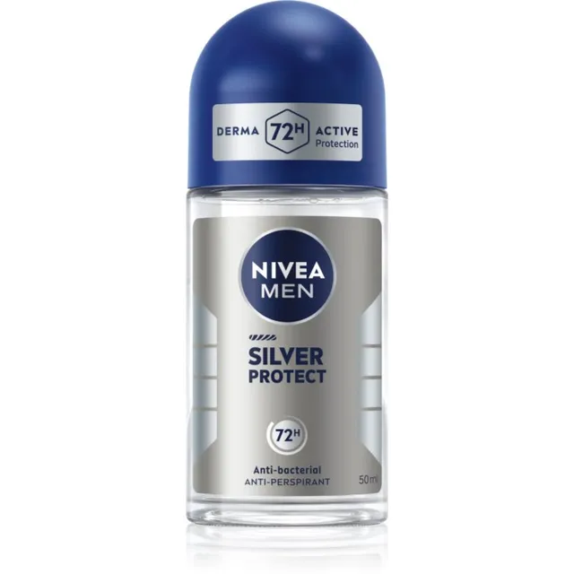 NIVEA MEN Silver Protect Rulldeodorant-antiperspirant meestele 50 ml
