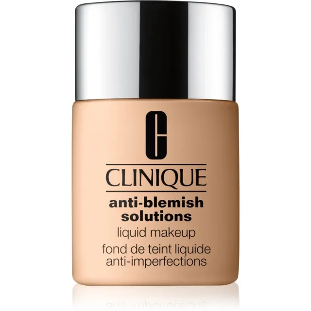 Clinique Anti-Blemish Solutions™ Liquid Makeup Väga hea katvusega jumestuskreem rasusele akne kalduvustega nahale varjund CN 28 Ivory 30 ml