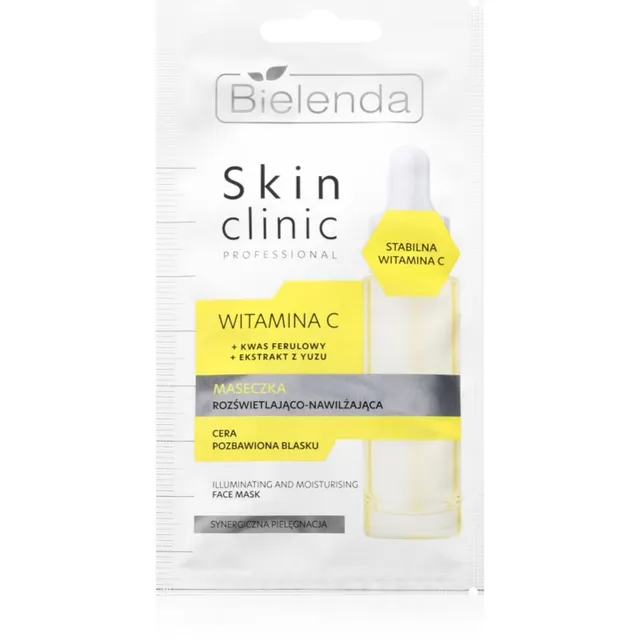 Bielenda Skin Clinic Professional Vitamin C Sära andev niisutav mask öö 8 g