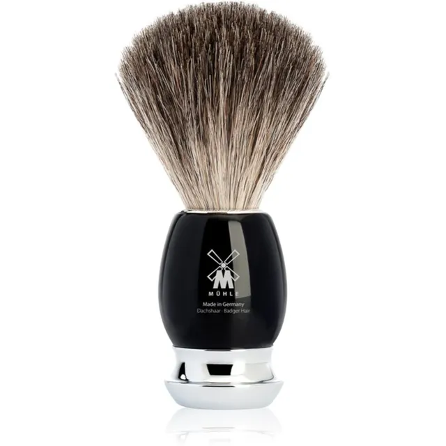 Mühle VIVO Black Pure Badger Mägrakarvadest habemeajamispintsel 1 tk