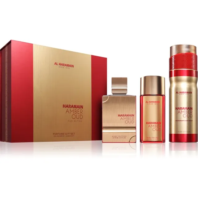Al Haramain Amber Oud Ruby Edition Kinkekomplekt unisex 1 tk
