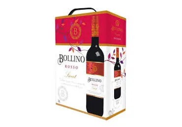 Aromat.puuviljavein BOLLINO Rosso 3L BIB
