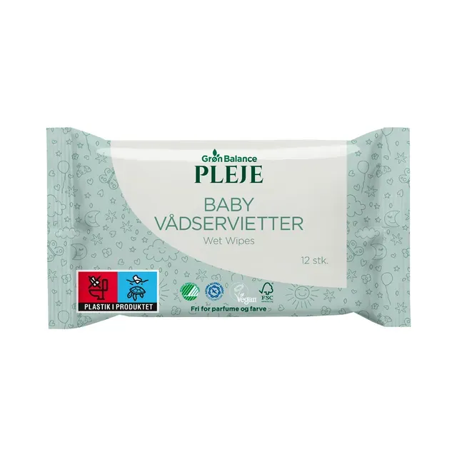 Niisked salvrätikud, GRØN BALANCE, 36 tk