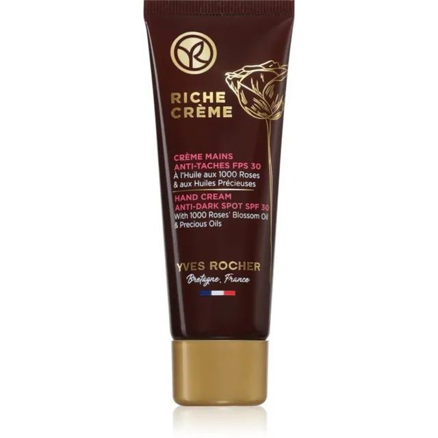 Yves Rocher Riche Créme Hüperpigmentatsioonivastane kätekreem SPF 30 50 ml