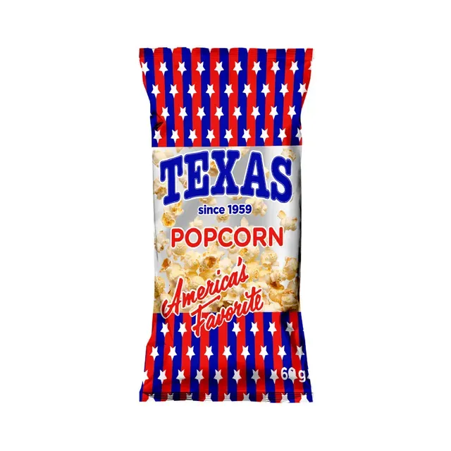 Texas Popcorn, BALSNACK, 60 g