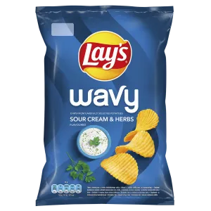 Lay's Wavy Kartulikrõpsud Hapukooremaitselised 120g