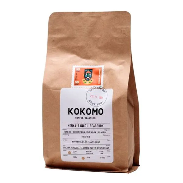 Kohviuba Kenya Zawadi Peaberry 500g