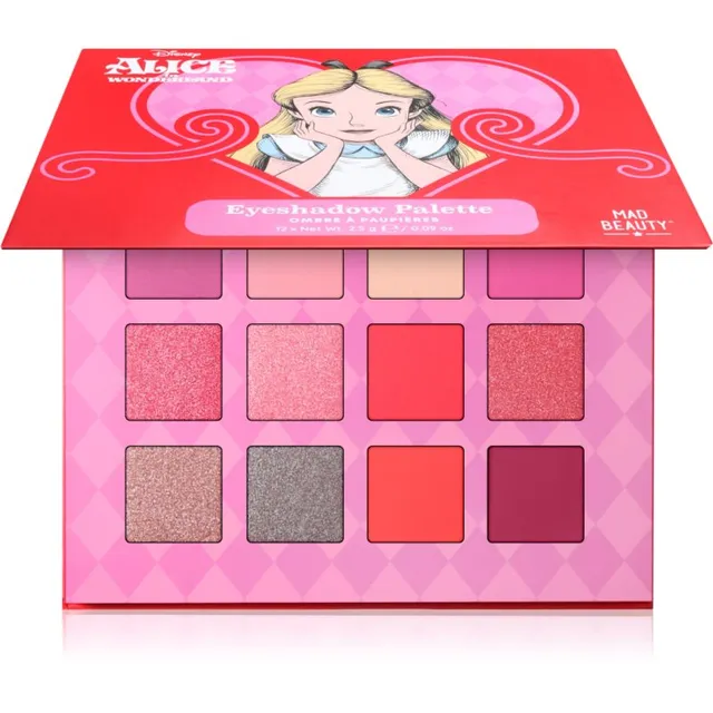 Mad Beauty Alice in Wonderland Lauvärvipalett 12x2.5 g