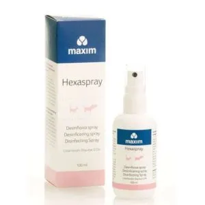 Biofarm Maxim Hexaspray nahamarrastuste ja -haavandite desinfitseerimisvahend koertele ja kassidele 100ml