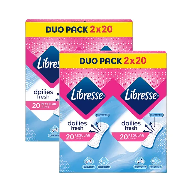 HULGI Pesukaitsmed Normal 2tk, LIBRESSE, 2 x 40 tk