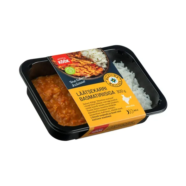 Läätsekarri basmatiriisiga, SELVERI KÖÖK, 300 g