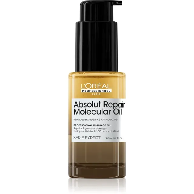 L’Oréal Professionnel Serie Expert Absolut Repair Molecular Toitev juukseõli kahjustatud juustele 30 ml