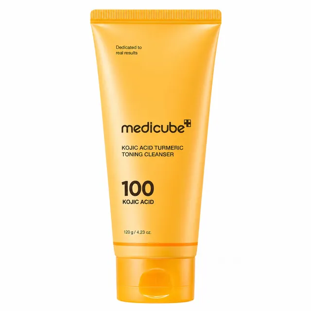 MEDICUBE Kojic Acid Turmeric Toning Cleanser 120g