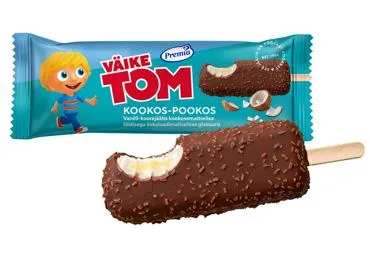 Jäätis vanilli-kookose VÄIKE TOM 60g