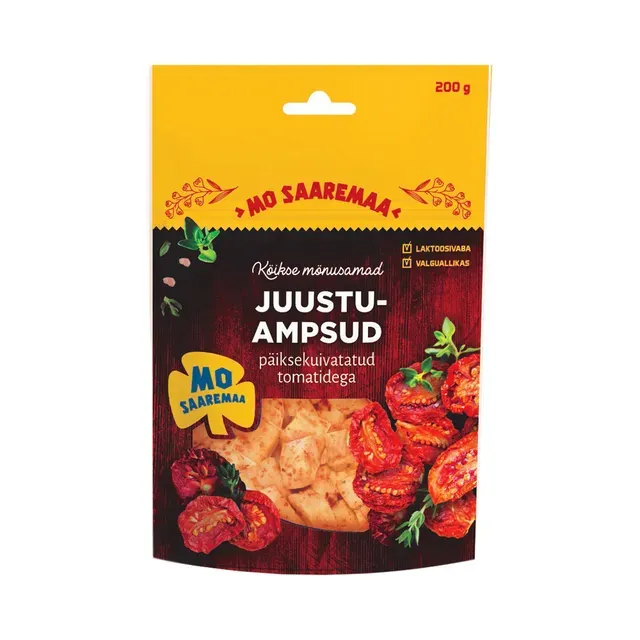 Mo Saaremaa Juustuampsud Päikesekuivatatud Tomatitega 200g