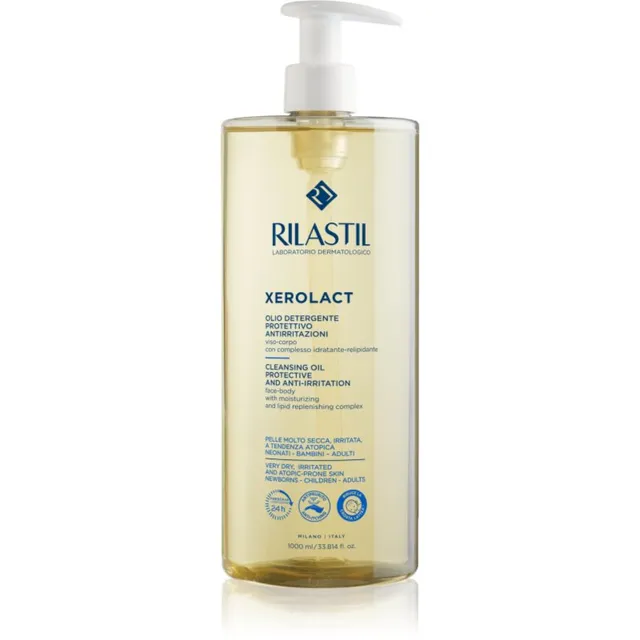 Rilastil Xerolact Cleansing Oil Puhastusõli kuivale ja atoopilisele nahale 1000 ml