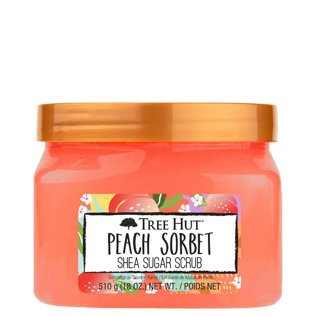 TREE HUT Peach Sorbet Shea Sugar Scrub 510g
