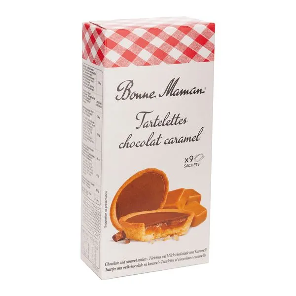 Tartaletid šokolaadi karamelli 135g