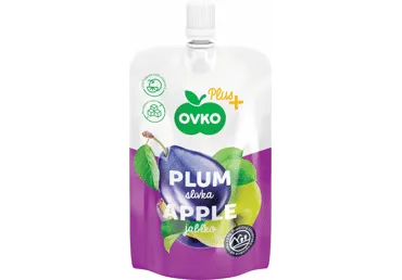 Puuviljapüree OVKO Plus õun-ploom 120g