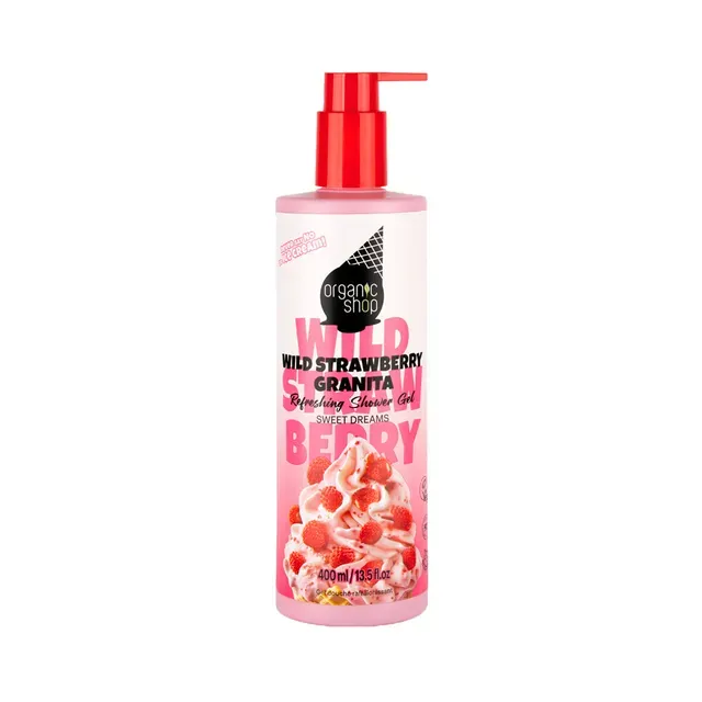 Dušigeel Wild Strawberry Granita, ORGANIC SHOP, 400ml