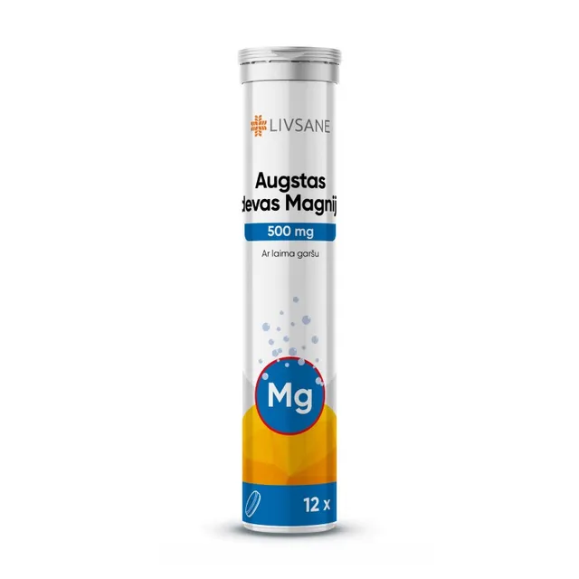 LIVSANE MAGNEESIUM LAHUSTUV TBL 500MG TUGEVATOIMELINE N12