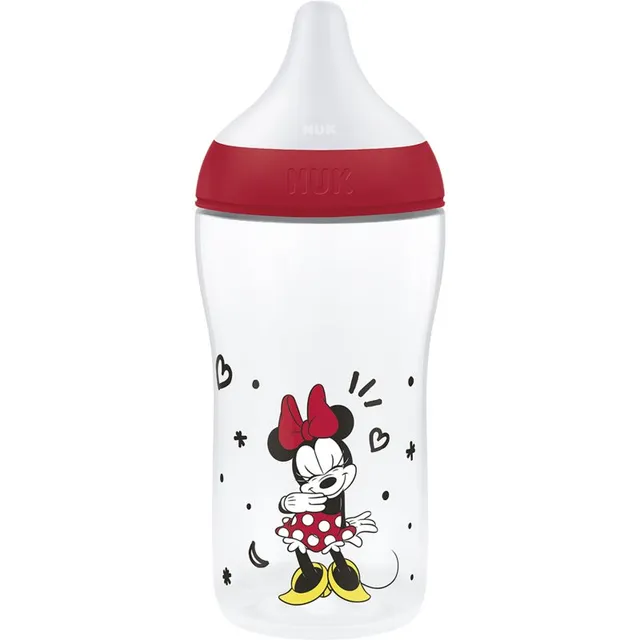NUK Perfect Match Disney pudel temperatuuri reguleerimisega Minnie 3m+ 1 tk