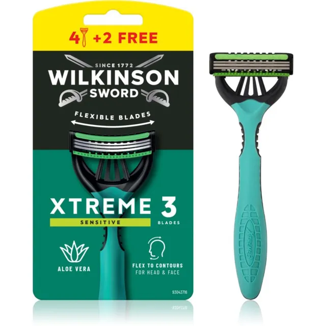 Wilkinson Sword Xtreme 3 Sensitive Ühekordsed raseerijad meestele 6 tk