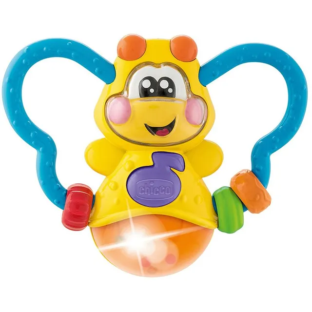 Chicco Baby Senses Lighting Bug närimismänguasi kõristiga 1 tk