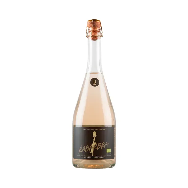 Nudist Rabarbra Brut Organic rabarberivahuvein 75 cl