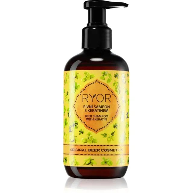 RYOR Original Beer Cosmetics Õllešampoon keratiiniga 250 ml