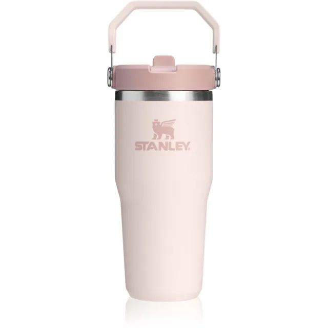 Stanley IceFlow™ Flip Straw 2.0 Tumbler roostevabast terasest termospudel Rose Quartz 410 ml
