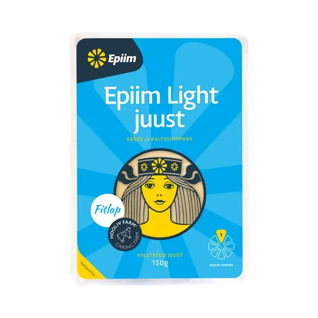 Light juust viilutatud, EPIIM, 150 g