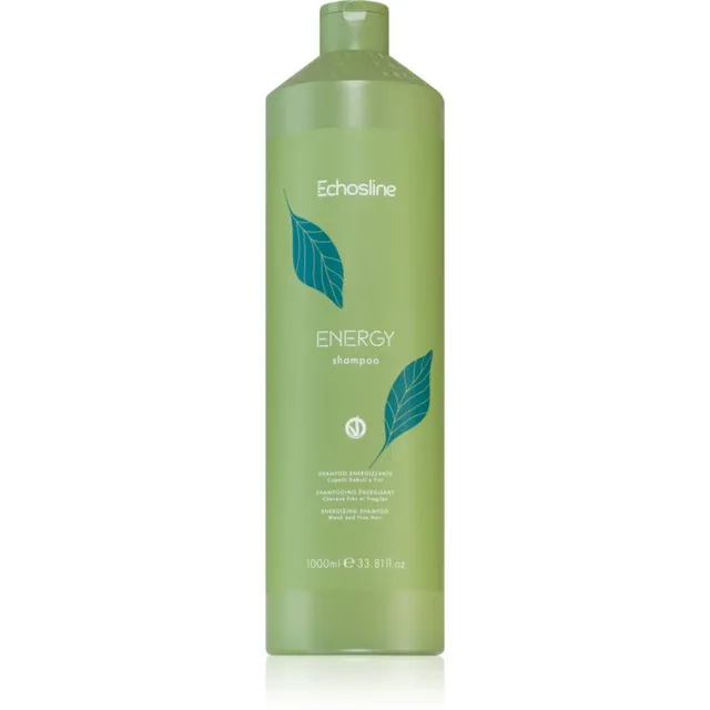 Echosline Energy Shampoo Šampoon nõrkadele juustele 1000 ml