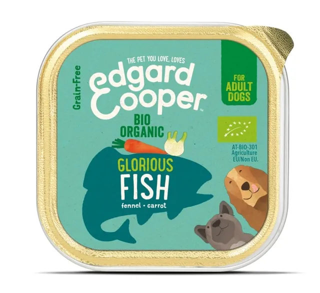 Edgard Cooper Bio Organic koerakonserv, kala, 100 g