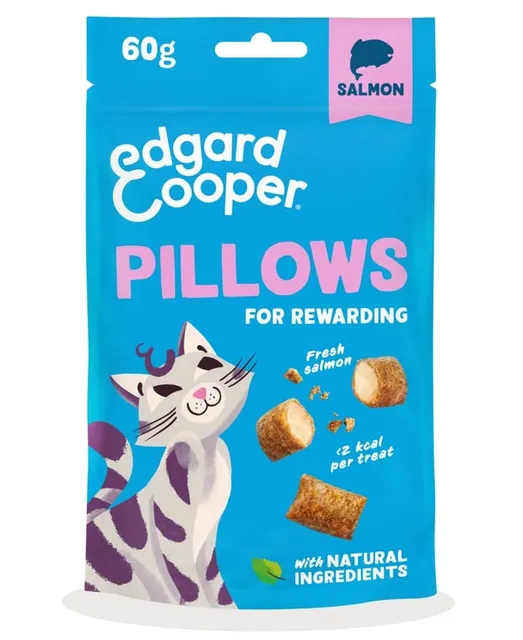 Edgard Cooper Pillows kassi maius, lõhe/kana, 60 g