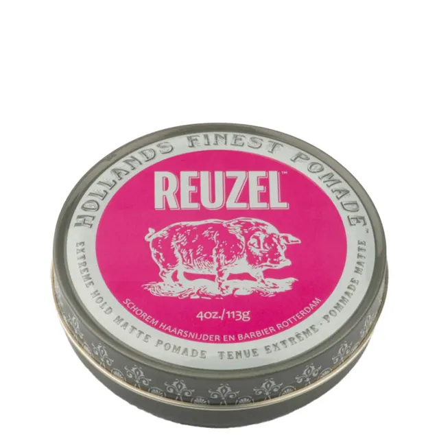 REUZEL Pink Extreme Hold Matte Pomade 113g