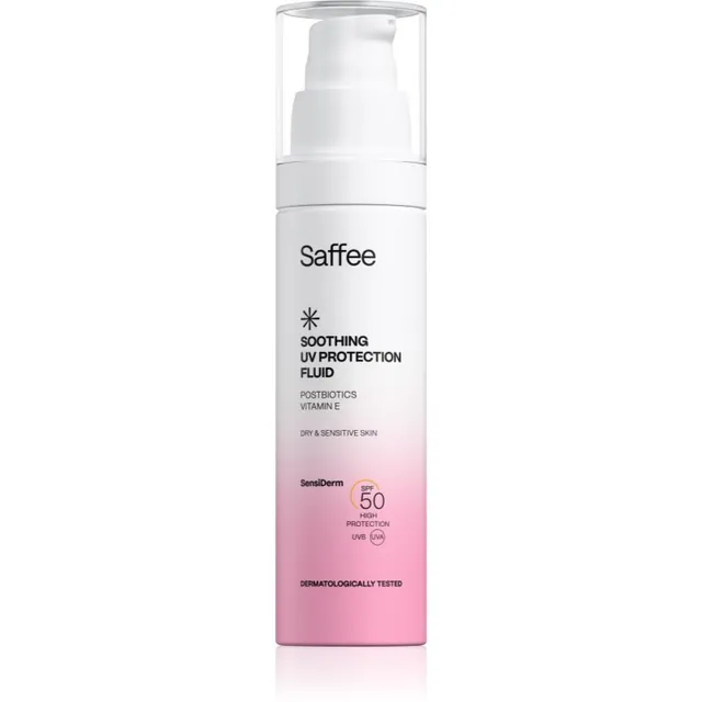 Saffee SensiDerm Soothing UV Protection Fluid Kaitsev losjoon kuivale ja tundlikule nahale SPF 50 50 ml