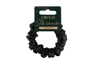 Juuksekumm DIVUS siidist mini must 
