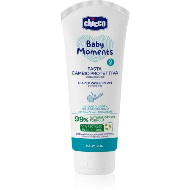 Chicco Protective Diaper Cream Kreem pepu igapäevaseks hooldamiseks lastele sünnist alates 100 ml