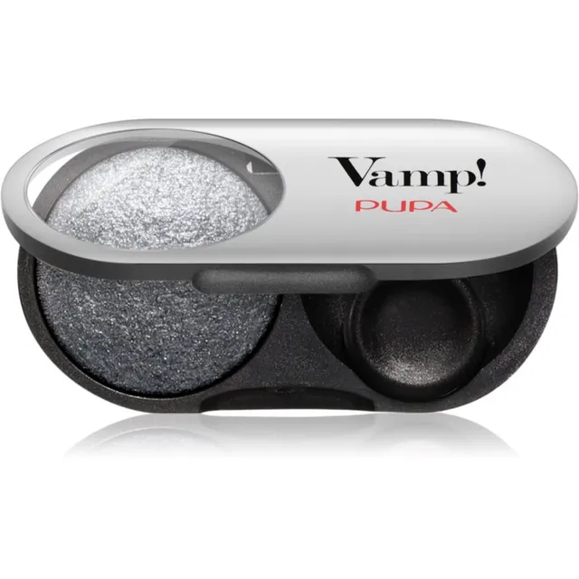 PUPA Milano Vamp! Radiant Baked Eyeshadow Kauapüsiv sädelev lauvärv varjund 308 Anthracite Grey - WET & DRY 1 g